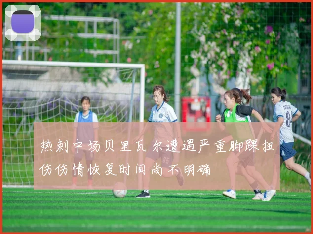 热刺中场贝里瓦尔遭遇严重脚踝扭伤伤情恢复时间尚不明确